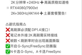 屏幕刷新率的作用（为什么屏幕刷新率如此重要）