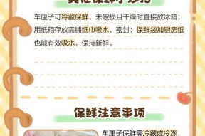 樱桃放冰箱的正确处理方法（如何妥善保存樱桃提高口感和保鲜期限）