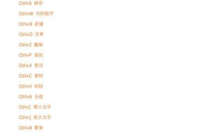 电脑快捷键大全（掌握快捷键）