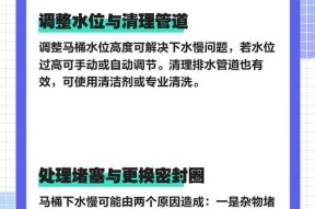 松下马桶水流缓慢的原因及解决办法（如何解决松下马桶水流缓慢的问题）