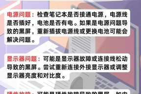 电脑点了睡眠以后黑屏了怎么办？如何快速恢复？