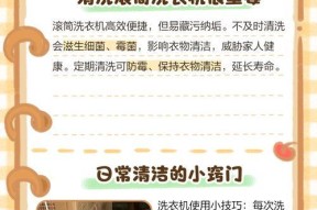 平价滚筒洗衣机清洗方法（简单易行的家用滚筒洗衣机清洗技巧）