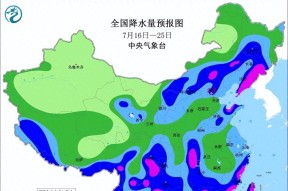 本轮降雨形势发生转变，高温范围减弱北方降雨增多，具体分布如下