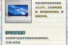 电视机黑屏怎么办（探寻电视机黑屏的原因与处理方法）