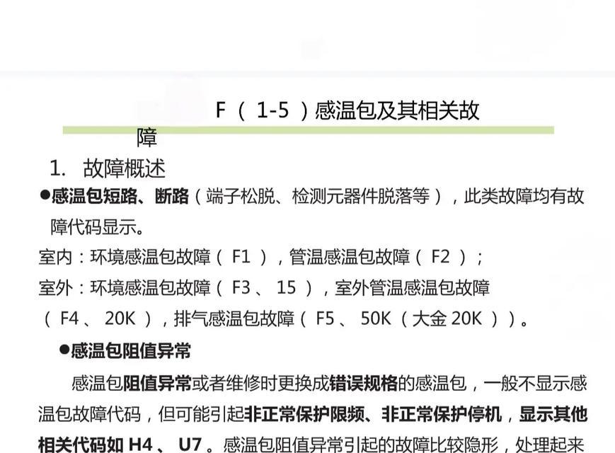 格力空调故障代码大全，值得你收藏一波（格力空调故障代码全面解析，帮你轻松诊断问题）  第1张