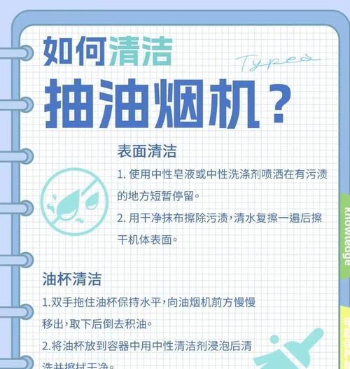 如何清洗抽油烟机下面的油污（简单高效的清洗方法与注意事项）  第2张