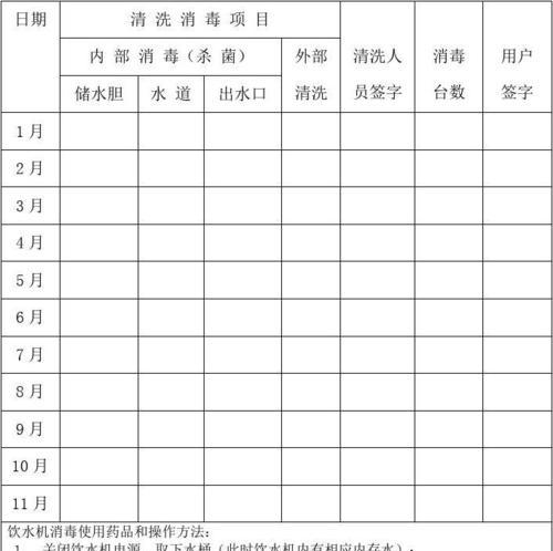 高低台面饮水机清洗方法（轻松学会高低台面饮水机的清洗步骤）  第3张