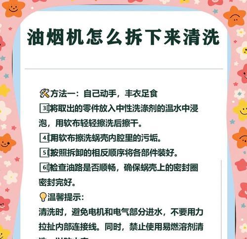 如何清洗油烟机贴的纸片？（有效清除油烟机上的污垢，让空气更加清新）  第2张