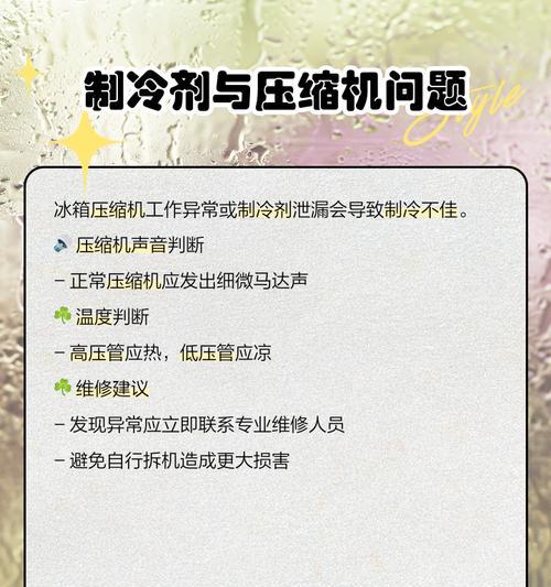 冰箱突然不制冷，灯却亮着！（探究冰箱制冷故障的原因和解决方法）  第2张