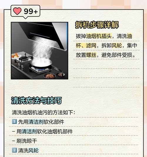 荆门油烟机正确清洗方法（保证安全健康，延长使用寿命）  第2张