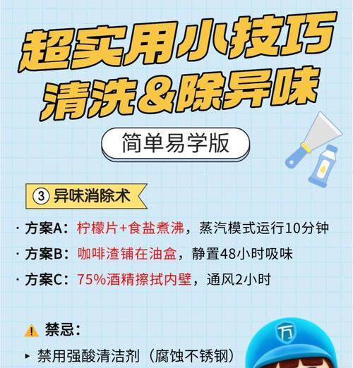 如何有效清洗油烟机（简单方法让你的油烟机焕然一新）  第3张