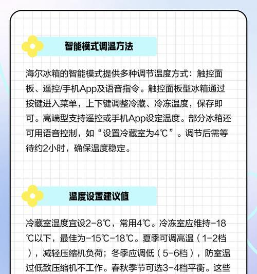 海尔冰箱不制冷怎么调（解决海尔冰箱不制冷的常见问题及方法）  第2张