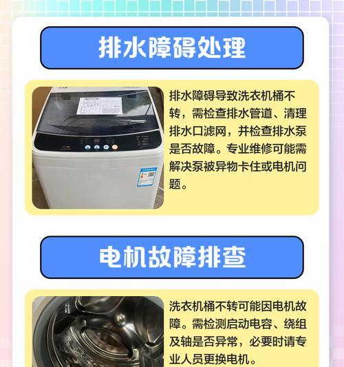 洗衣机甩桶不转嗡嗡响的原因及解决方法（探寻洗衣机甩桶不转嗡嗡响的真相）  第1张