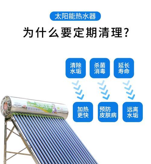 如何清洗以太阳热水器水垢（以太阳热水器水垢清洗方法大揭秘）  第2张
