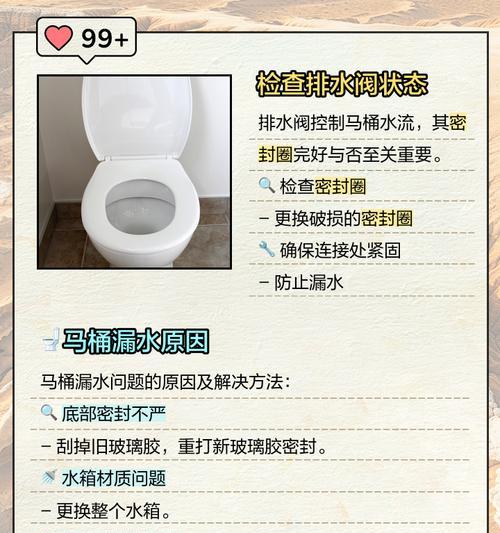 松下马桶漏水故障原因及处理方法（解决松下马桶漏水问题的有效措施）  第1张