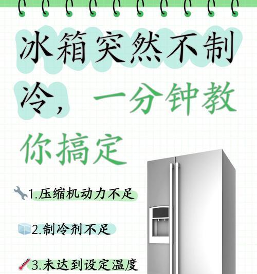 如何解决冰箱冷藏室不凉的问题（快速解决冰箱冷藏室不凉的方法）  第2张