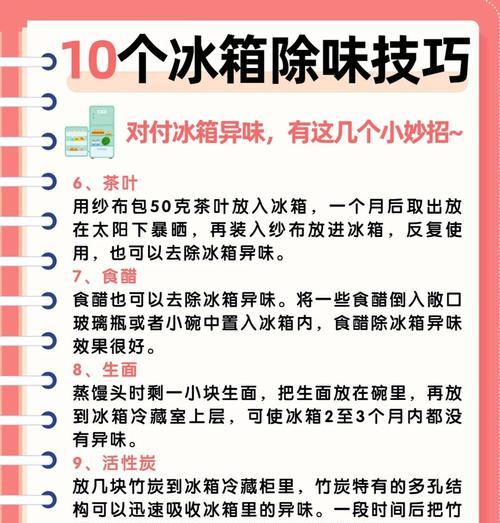 冰箱异味怎么去除（使用这些方法）  第2张