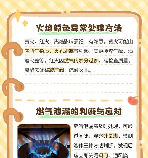 燃气灶红火的原因及解决办法（燃气灶为何红火）  第1张
