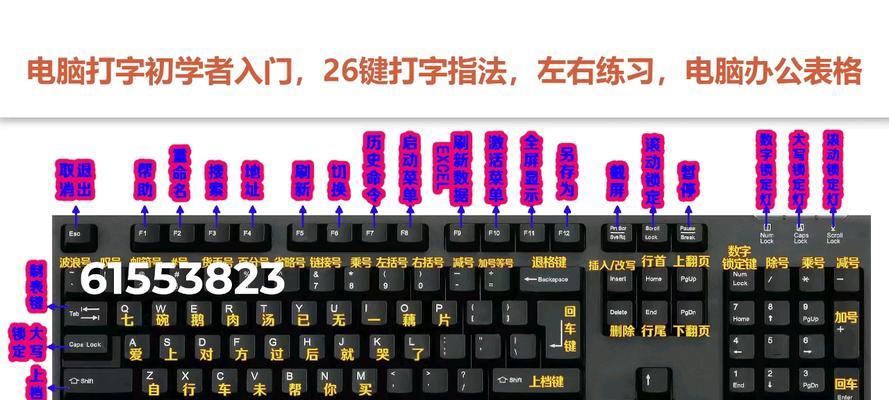键盘如何摆放数字图片？正确的布局和使用方法是什么？  第3张