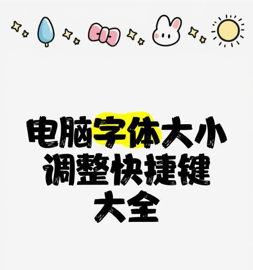 解决电脑字体太小的问题（如何调整电脑字体大小）  第1张