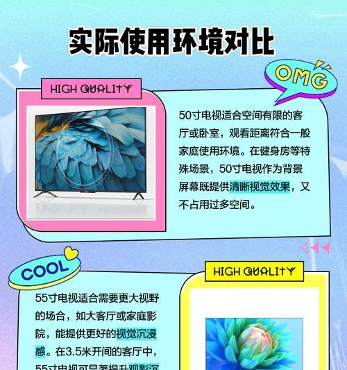 电视50寸长宽是多少厘米（揭秘50寸电视的真正尺寸与观影体验）  第2张
